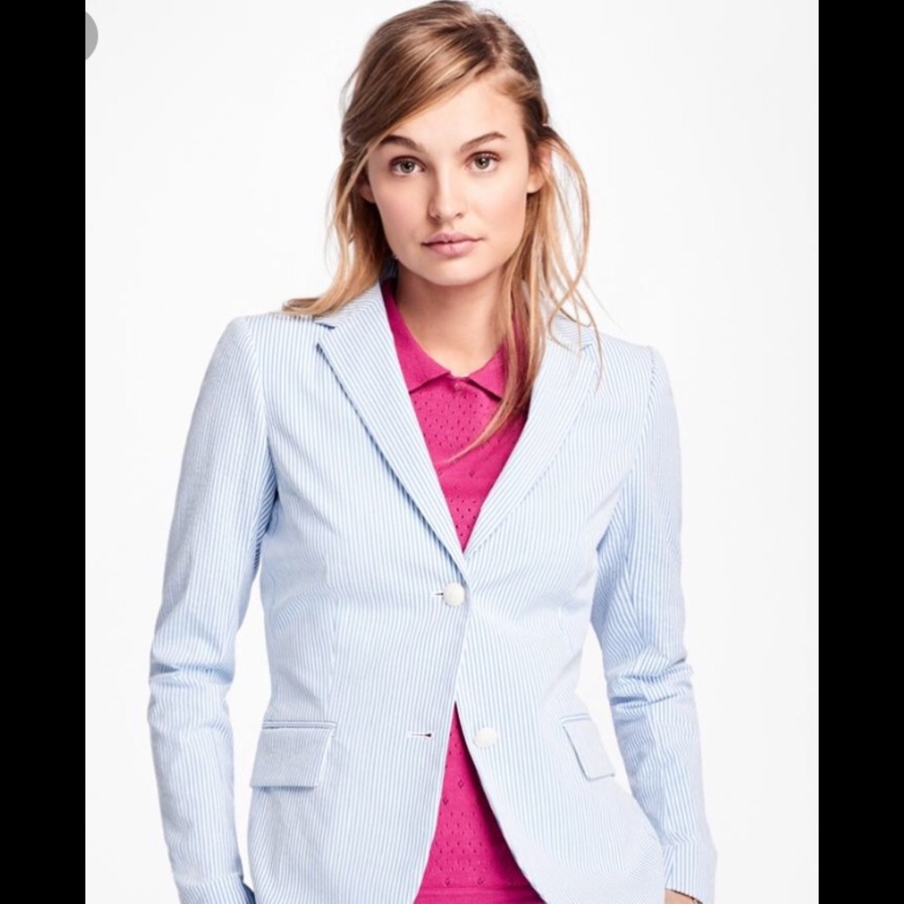 NWT Brooks Brothers Blazer Size 14. Color Blue